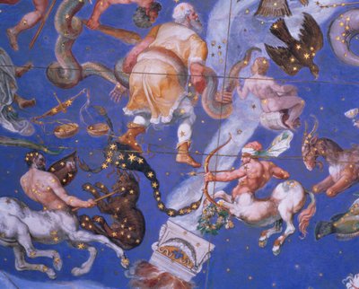 Signs of the Zodiac including Battling Centaurs (detail) by Giovanni de Vecchi